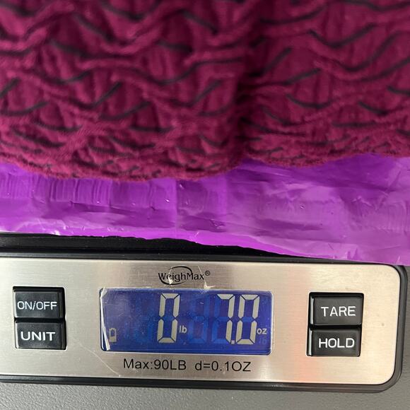 Anthropologie Postmark Burgundy Textured Top Size XS 3/4 Sleeve Flowy - Picture 11 of 11